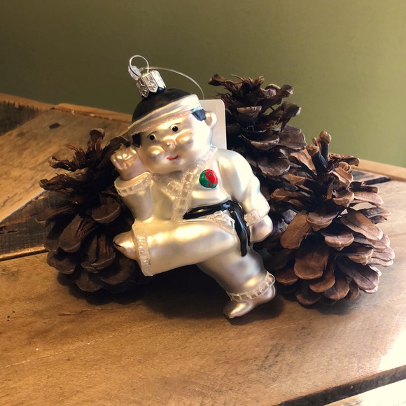 Karate Kid glass Holiday Christmas ornament - Picture 2 of 10